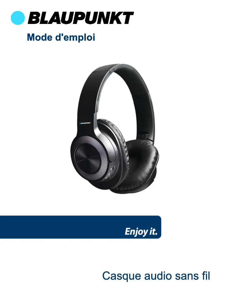 Image de la première page du manuel de l'appareil BLP1730