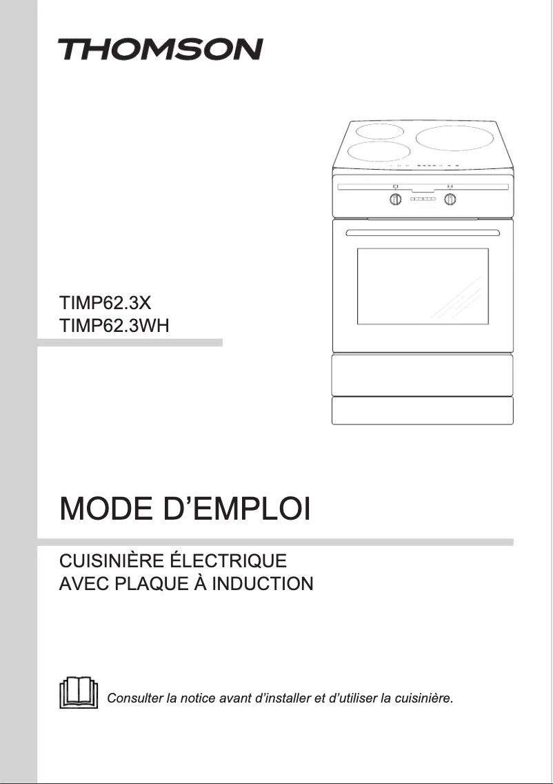 Image de la première page du manuel de l'appareil TIMP62.3WH