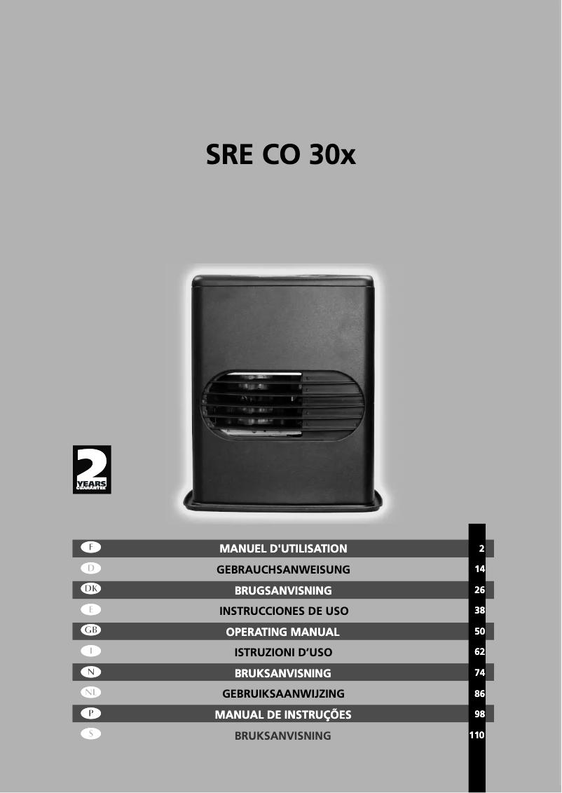 Page 1 de la notice Manuel utilisateur Zibro SRE CO304