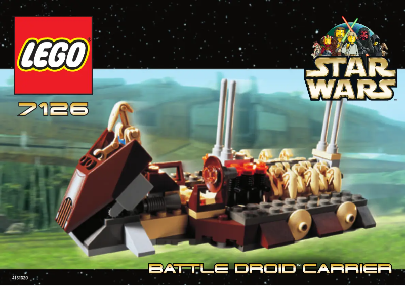 Image de la première page du manuel de l'appareil Battle Droid (TM)Carrier