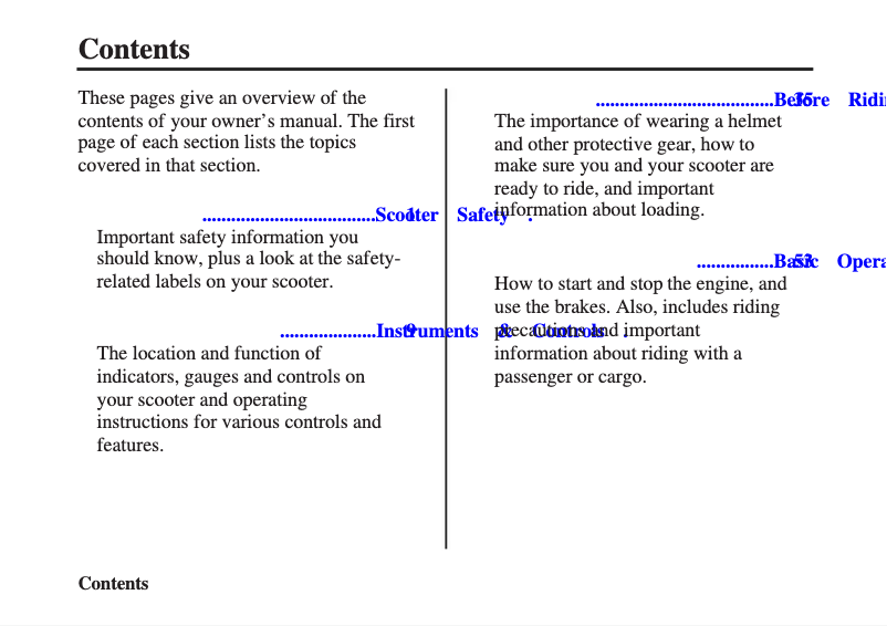 Imagen de la primera página del manual del dispositivo Abs Wing (2010)