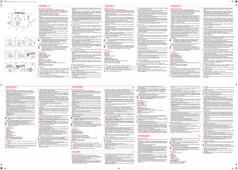 Page n°1 - Manuel utilisateur Solac TC5305