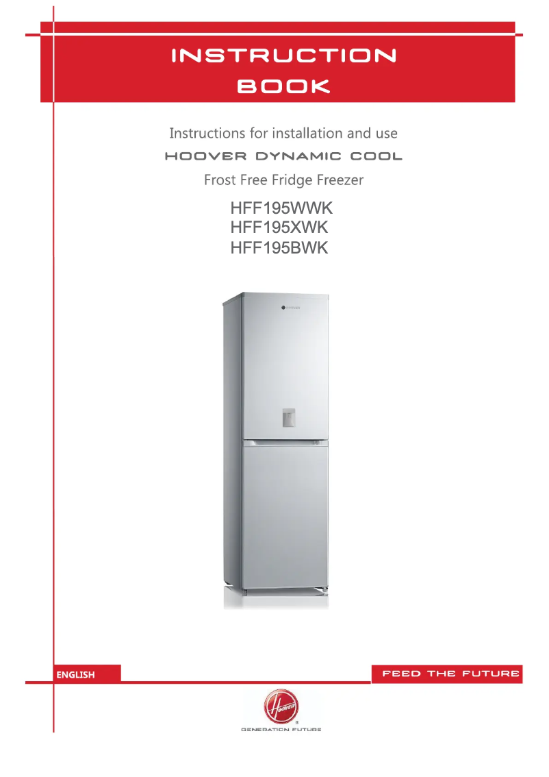 Page 1 de la notice Manuel utilisateur Hoover HFF 195 XWK/P