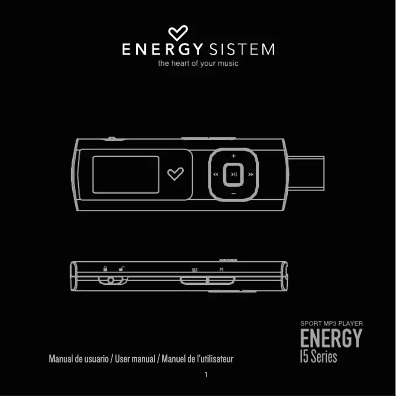 Image de la première page du manuel de l'appareil Energy 1508