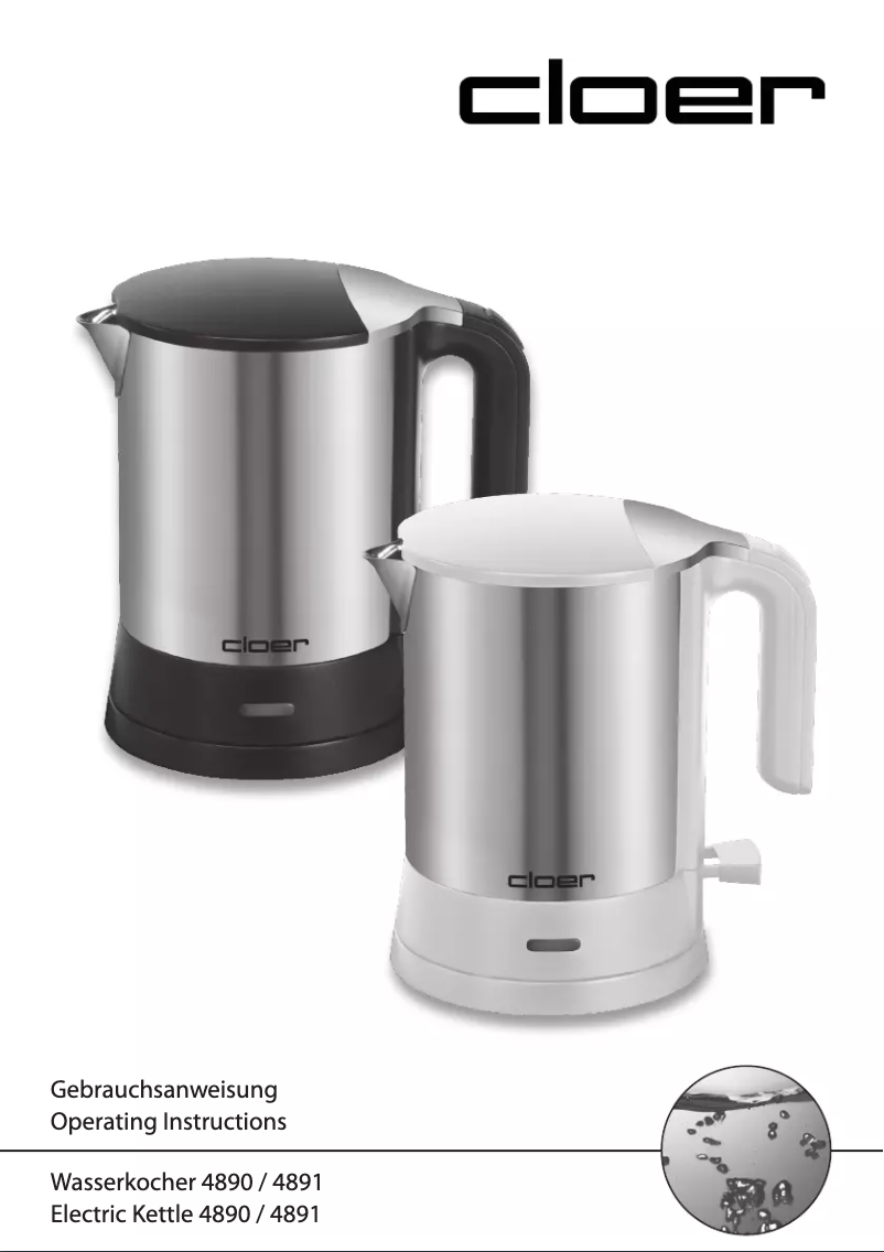 Image de la première page du manuel de l'appareil 4891