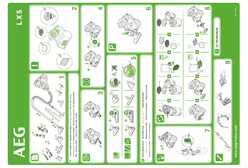 Page 1 de la notice Manuel utilisateur AEG LX5-2-2MG