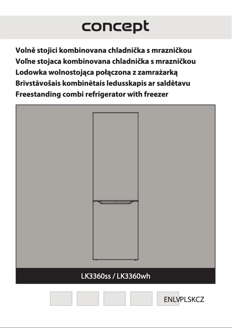 Image de la première page du manuel de l'appareil LK3360WH