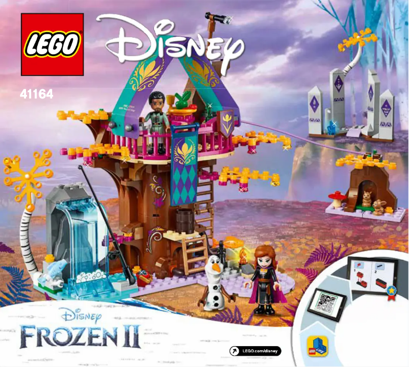 Page 1 de la notice Consignes visuelles Lego Disney 41164