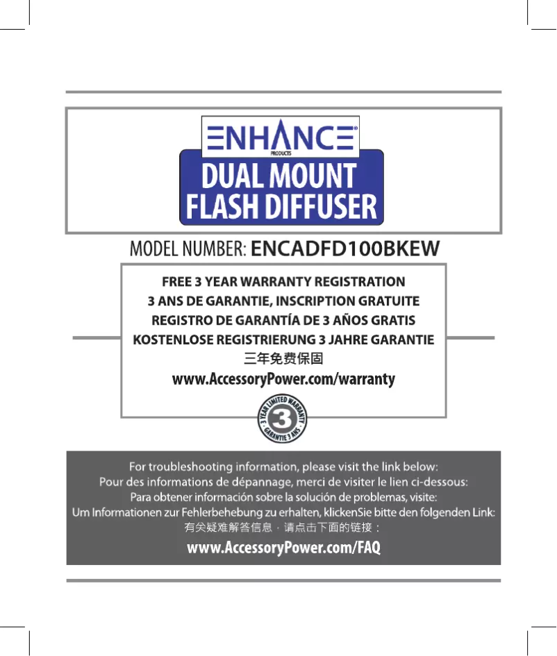 Imagen de la primera página del manual del dispositivo ENCADFD100BKEW