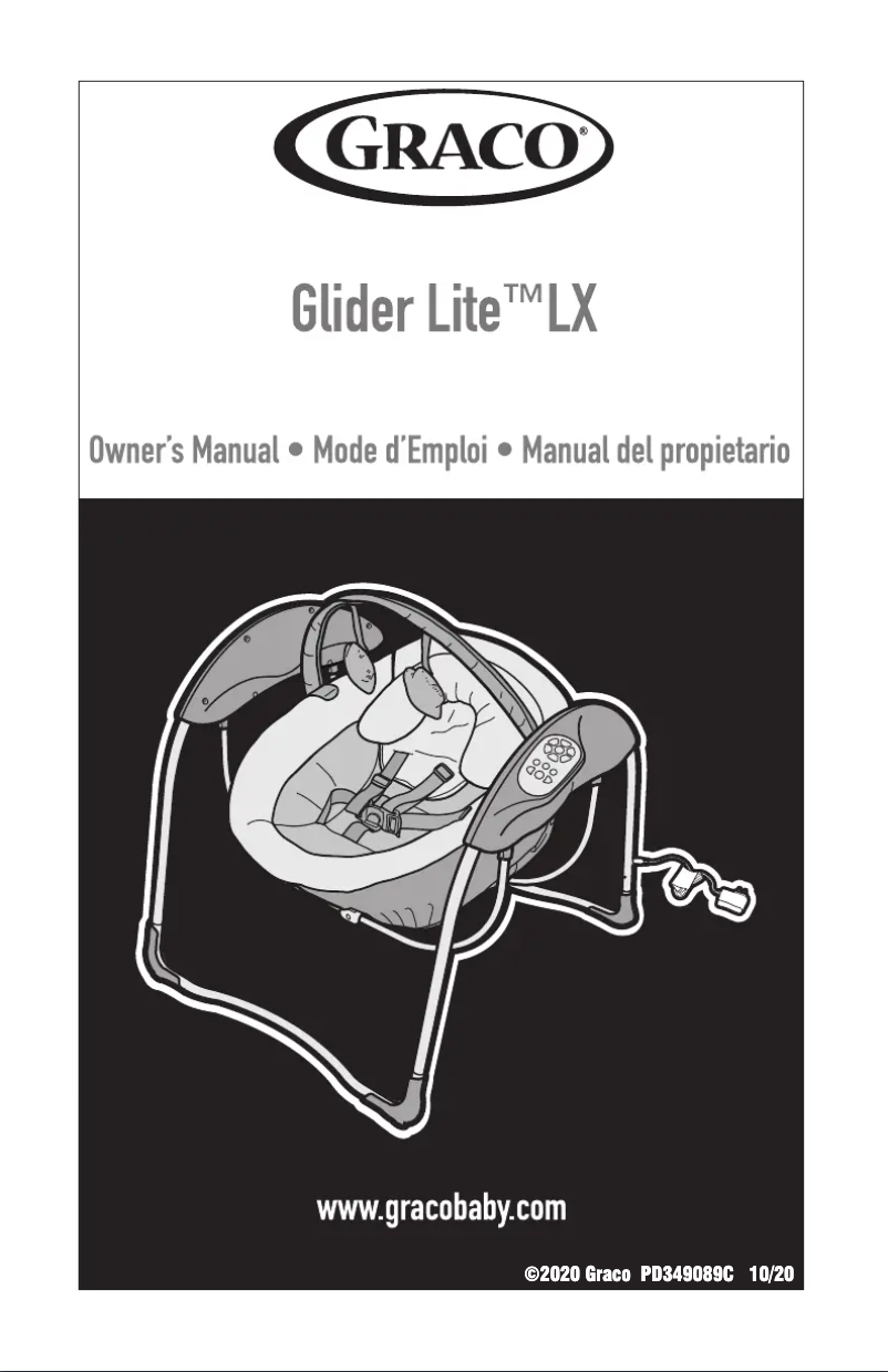 Page 1 de la notice Manuel utilisateur Graco Glider Lite LX