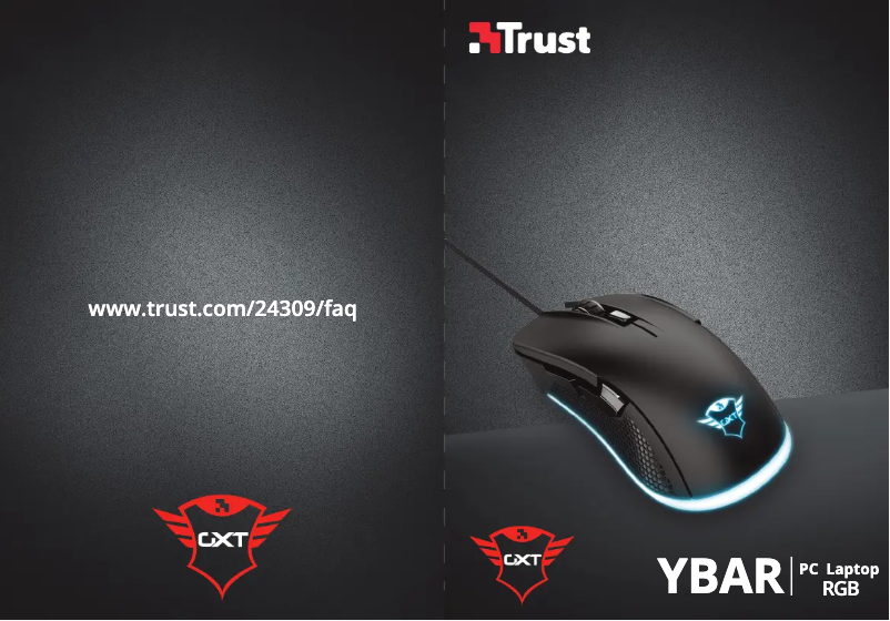 Page 1 de la notice Manuel utilisateur Trust GXT 922 YBAR