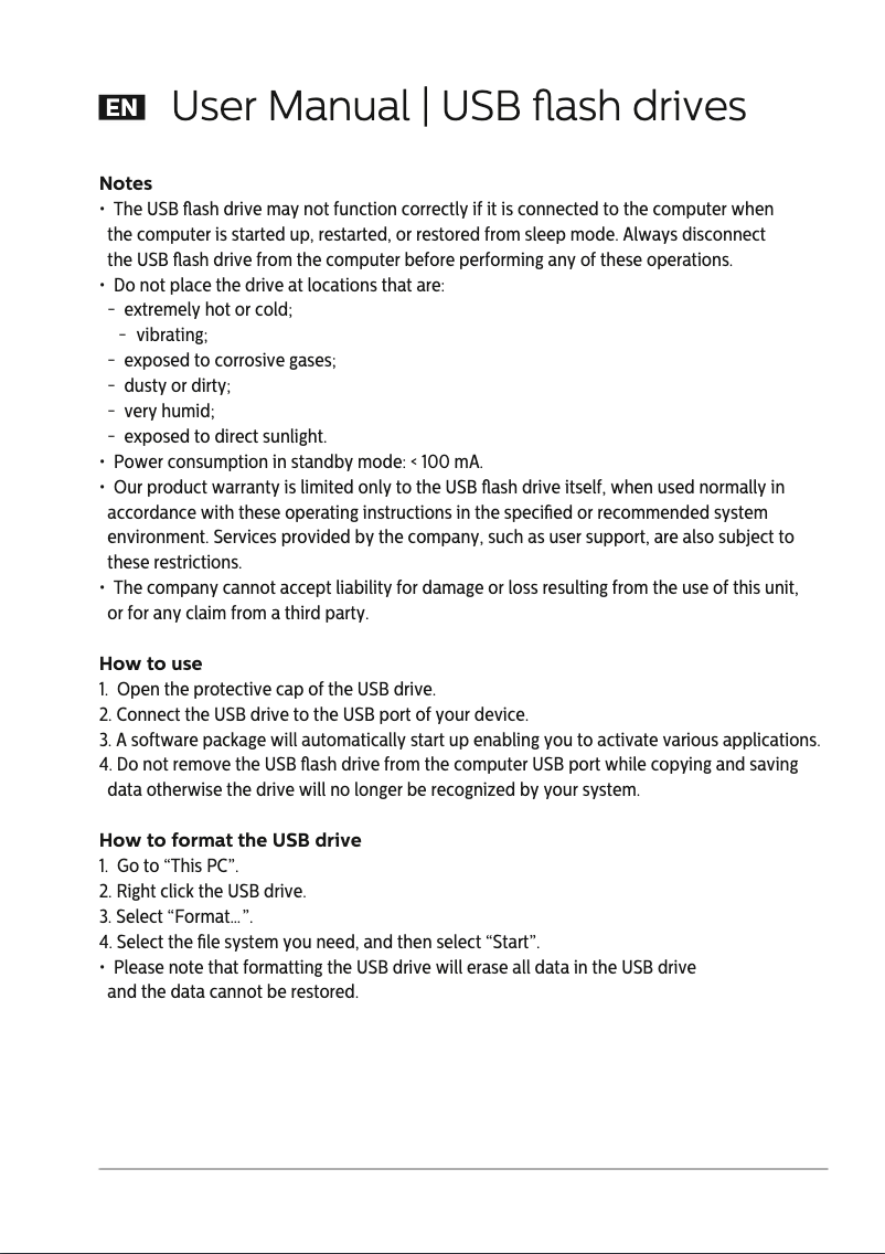 Imagen de la primera página del manual del dispositivo FM64FD05D