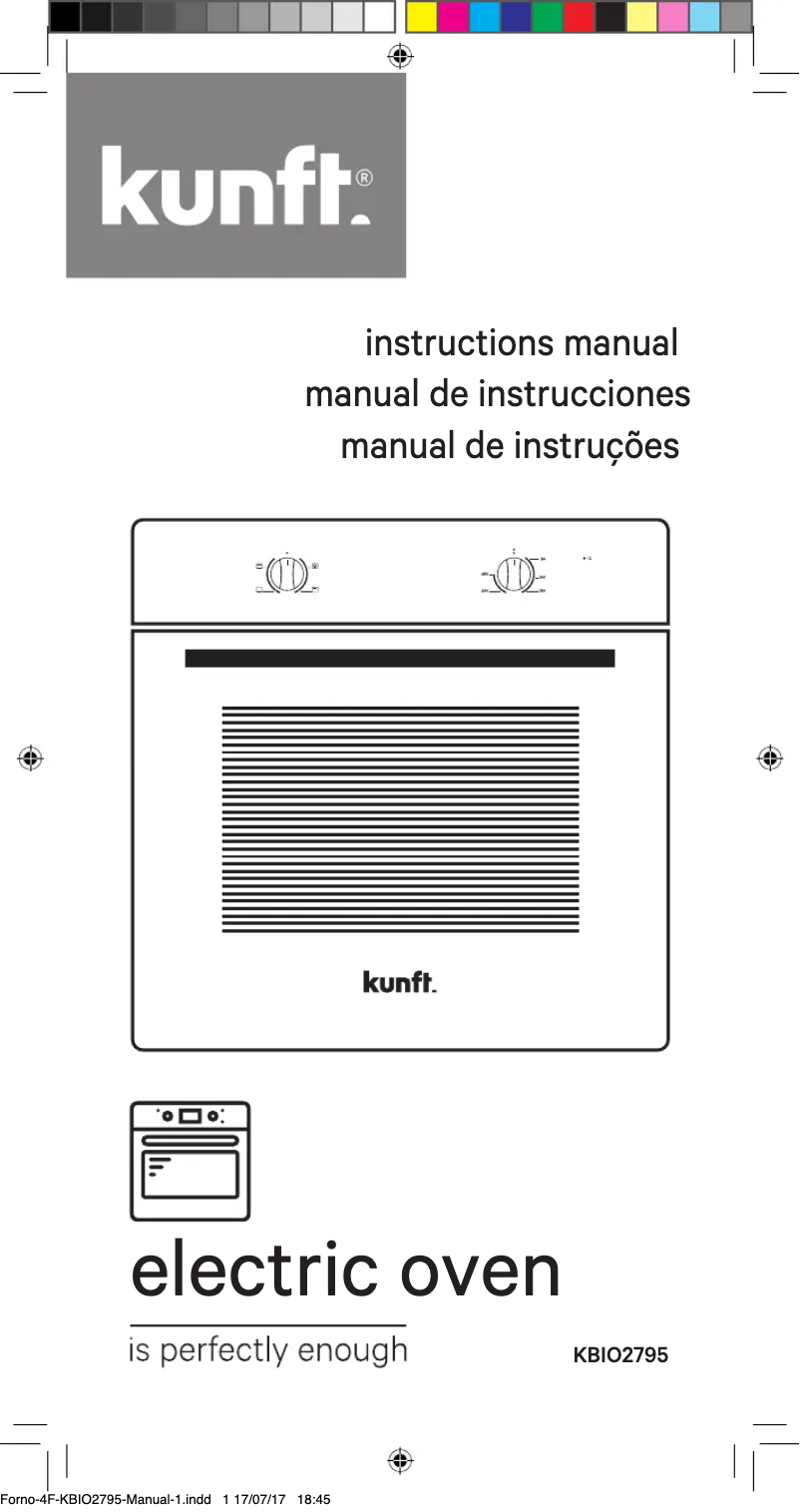 Image de la première page du manuel de l'appareil KBIO2795