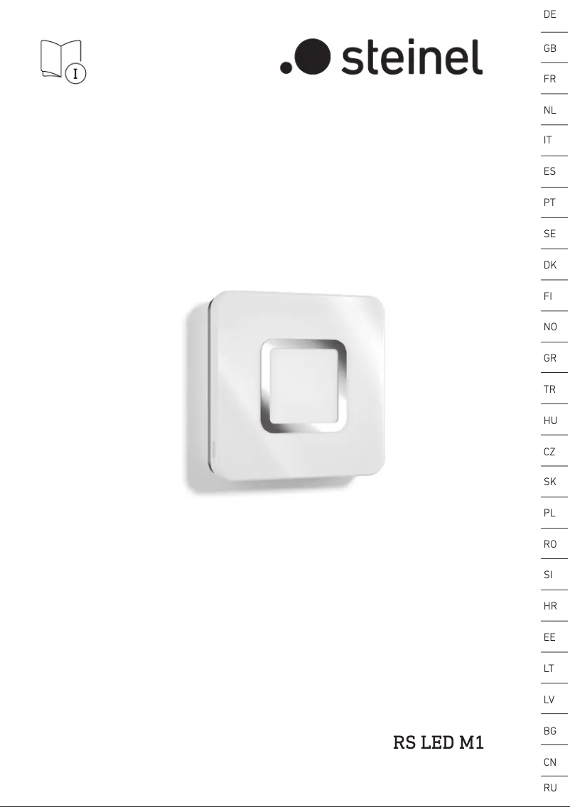 Image de la première page du manuel de l'appareil RS LED 1
