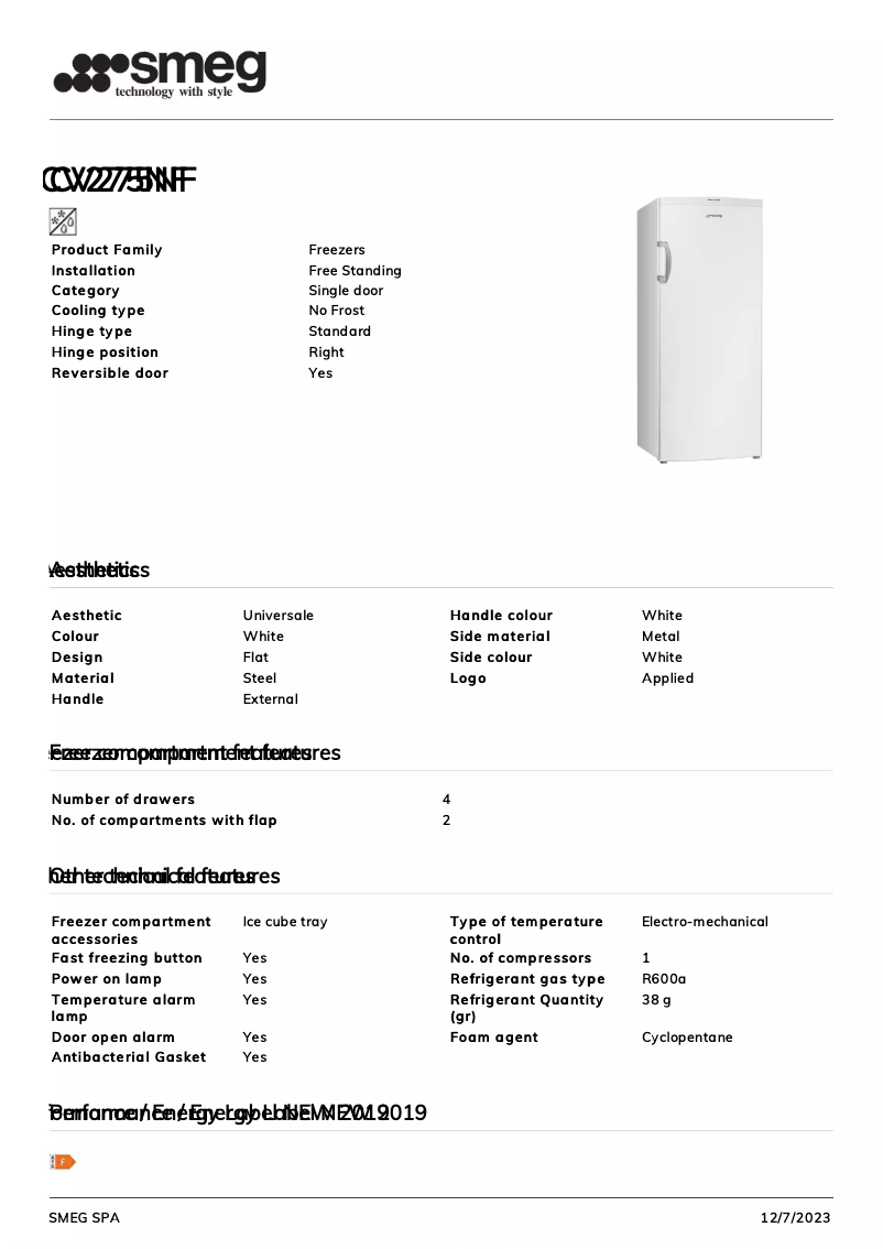 Image de la première page du manuel de l'appareil CV275NF