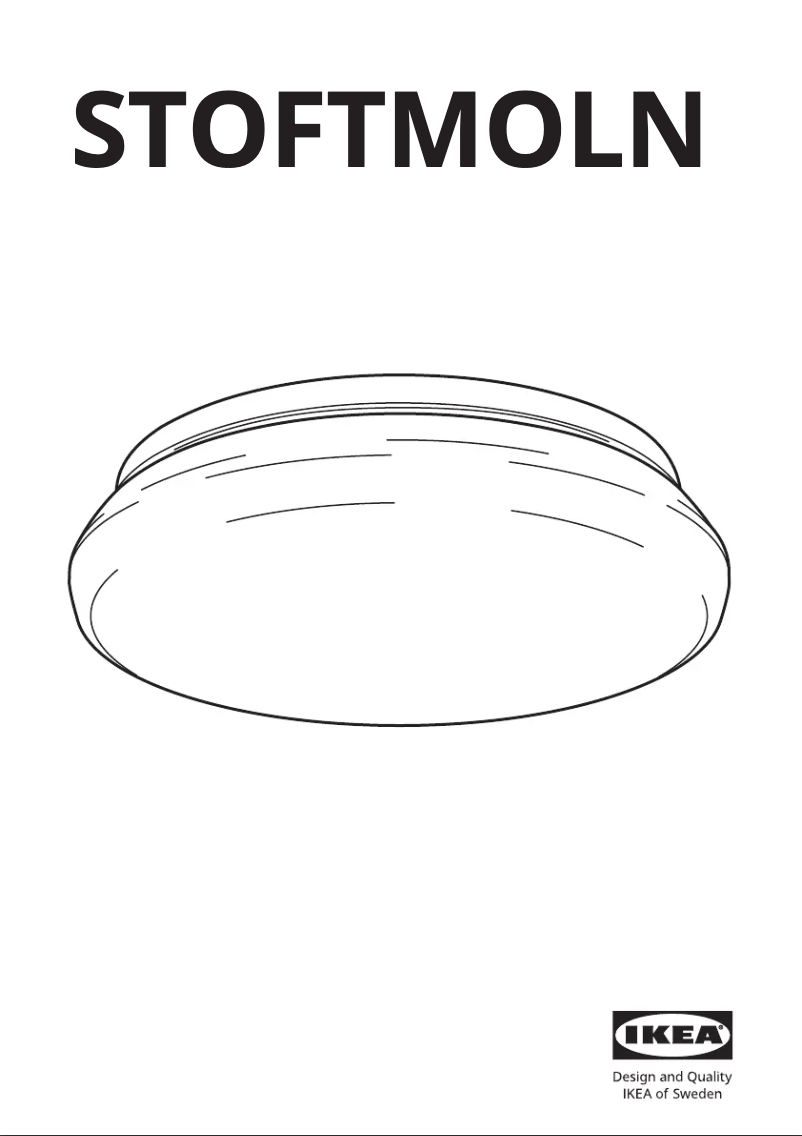 Image de la première page du manuel de l'appareil STOFTMOLN 205.055.46