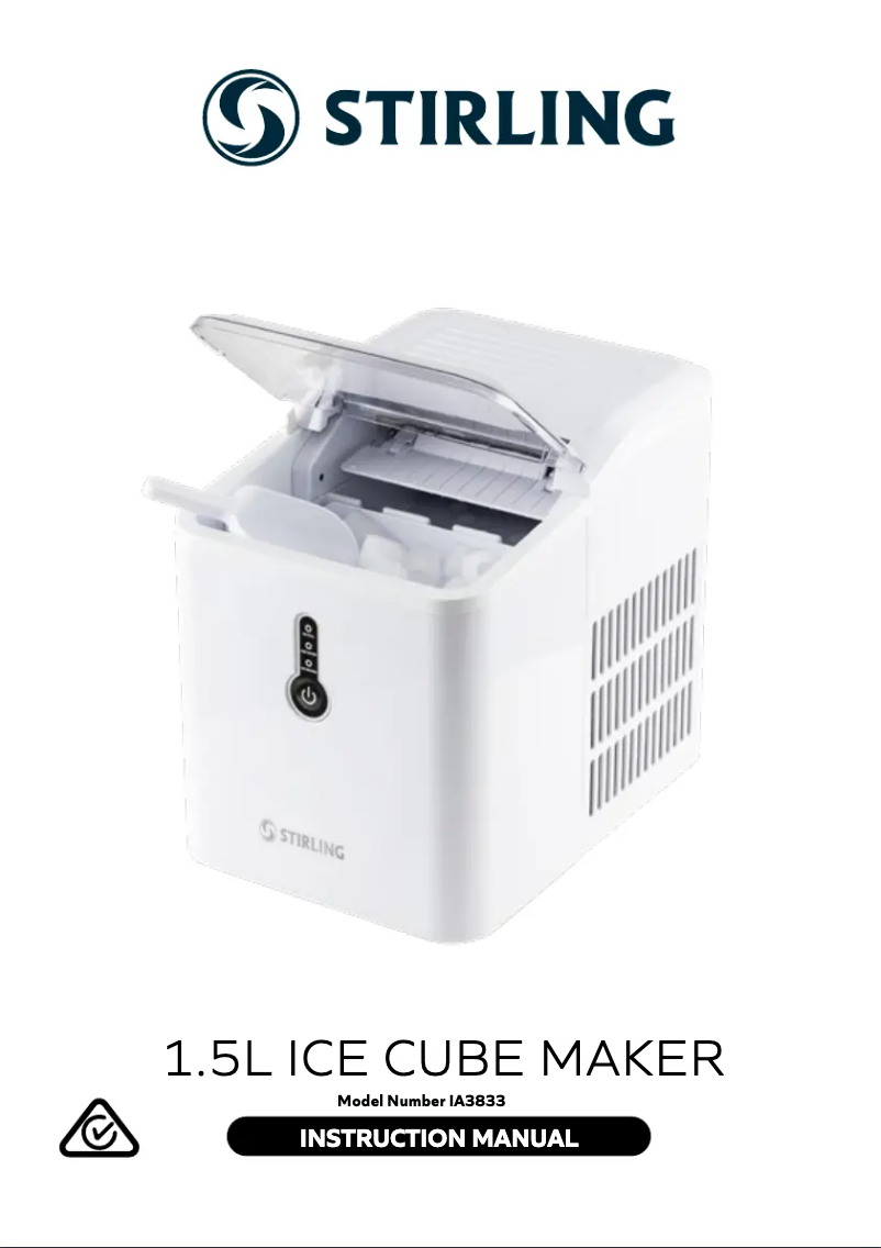 Page 1 de la notice Manuel utilisateur Stirling IA3833