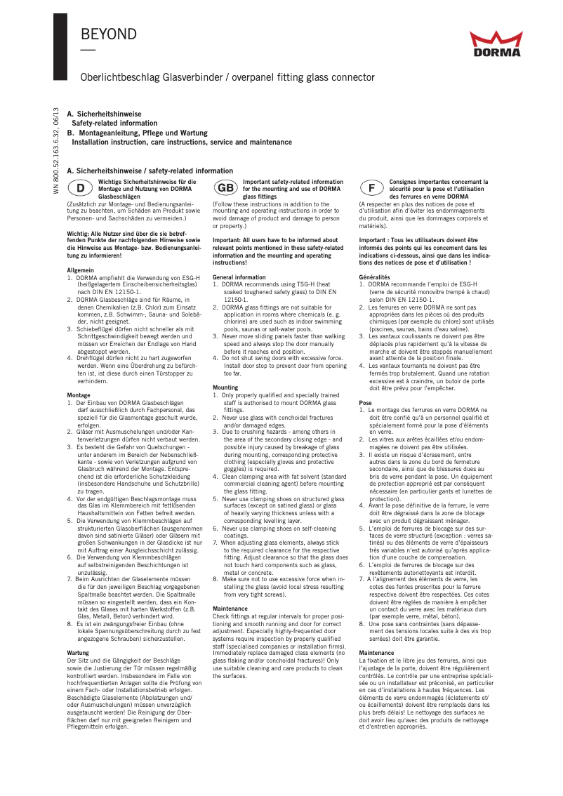 Image de la première page du manuel de l'appareil Beyond