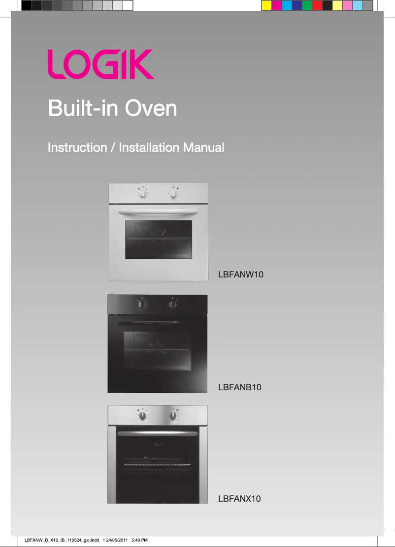 Image de la première page du manuel de l'appareil LBFANW10