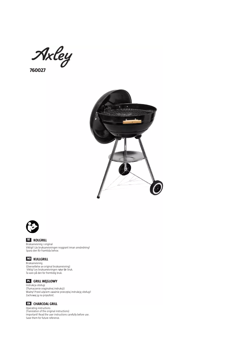 Page 1 de la notice Manuel utilisateur Axley 760-027