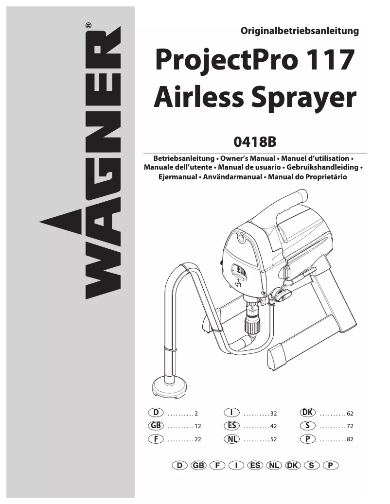 Page n°1 - Manuel utilisateur Wagner ProjectPro 117