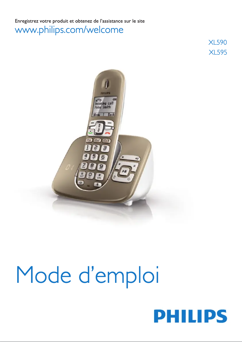 Image de la première page du manuel de l'appareil SoClear XL5951C