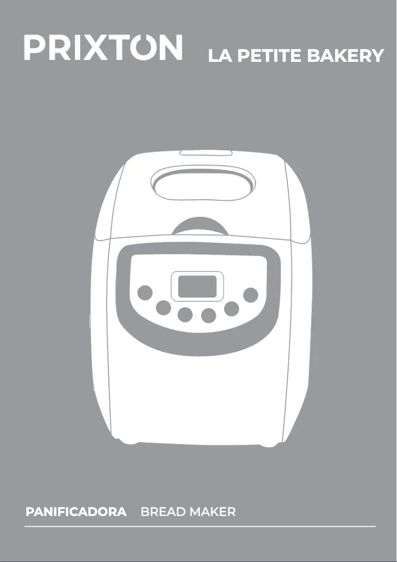 Page 1 de la notice Manuel utilisateur Prixton La Petite Bakery
