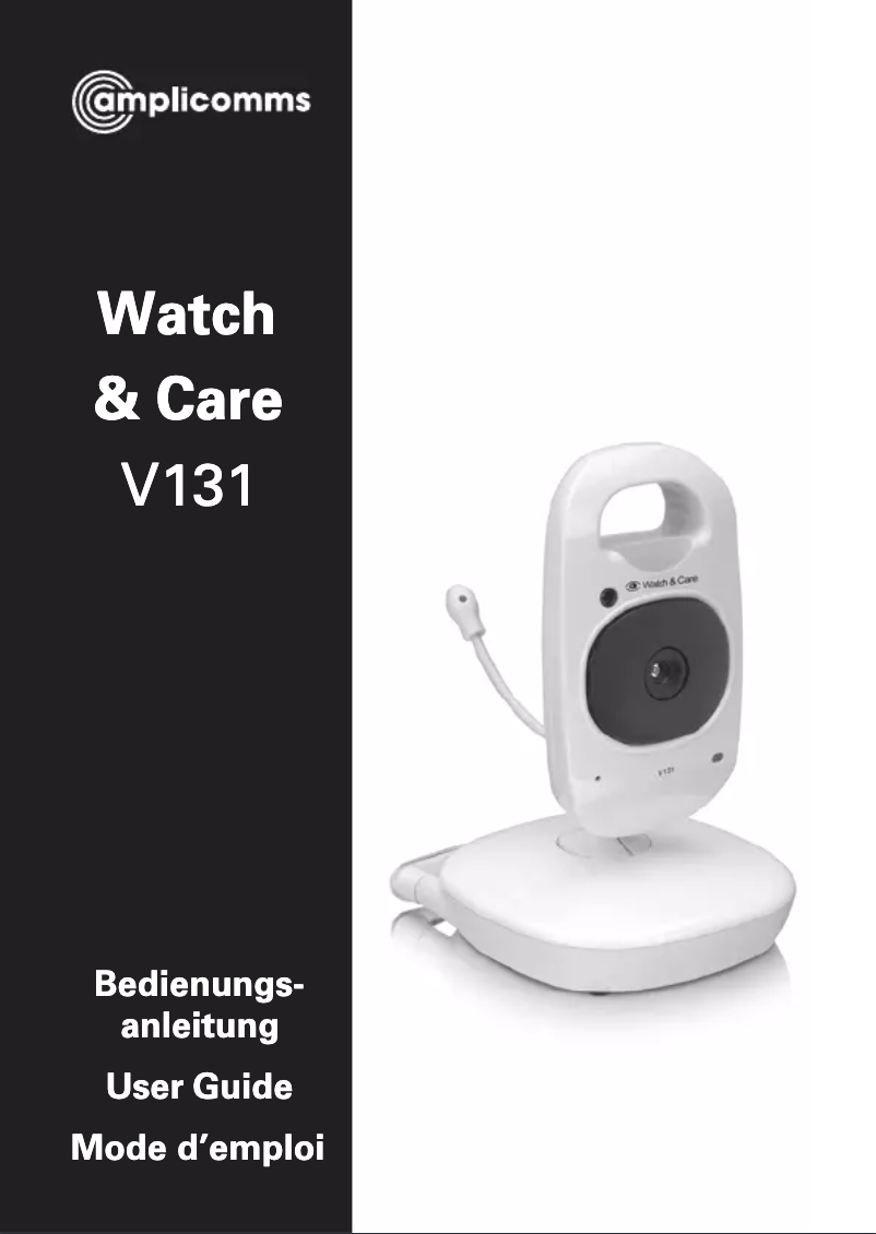 Page n°1 - Manuel utilisateur Amplicomms Watch and Care V131