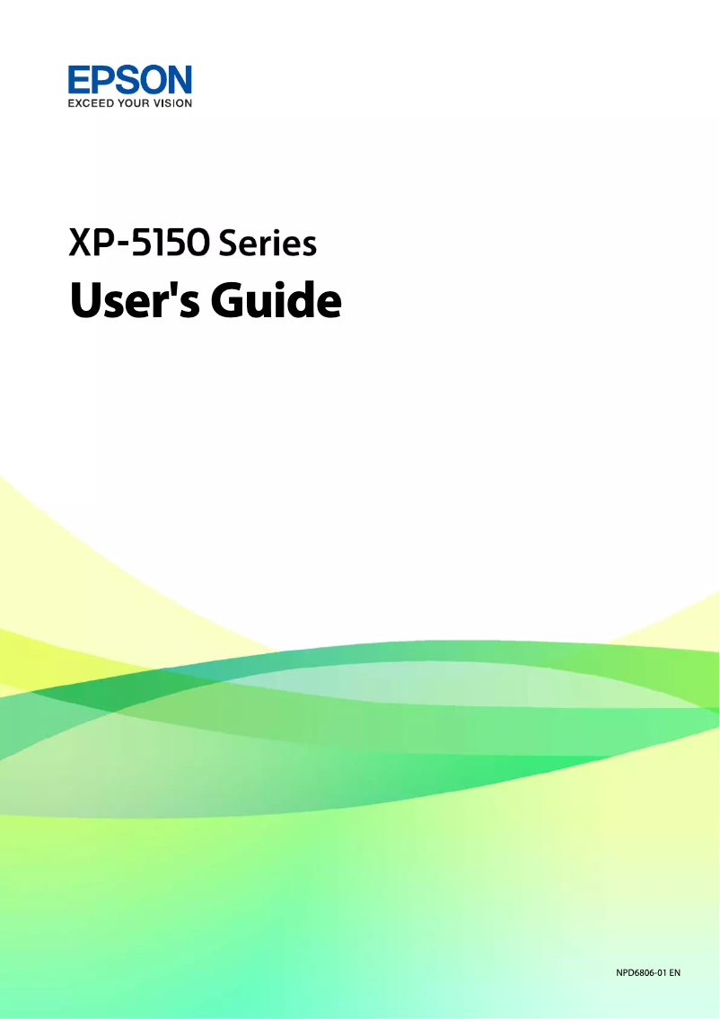 Image de la première page du manuel de l'appareil Expression Home XP-5155