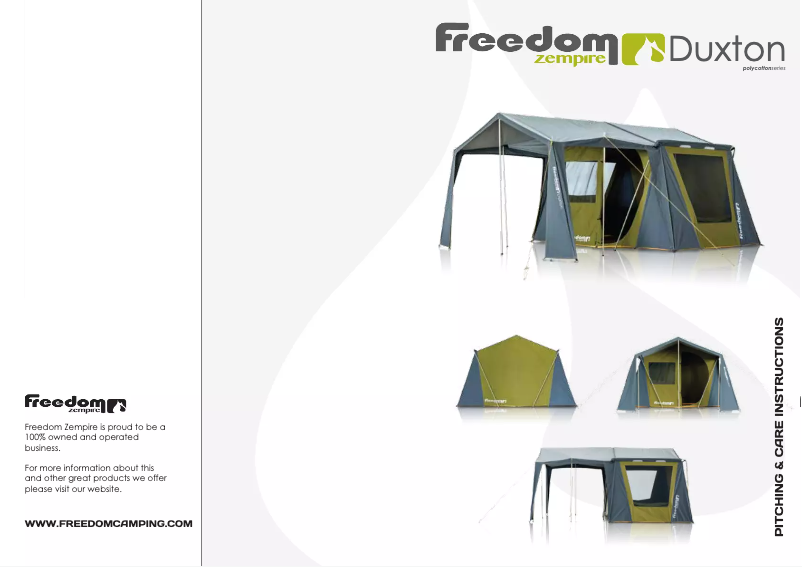 Page 1 de la notice Manuel utilisateur Zempire Duxton