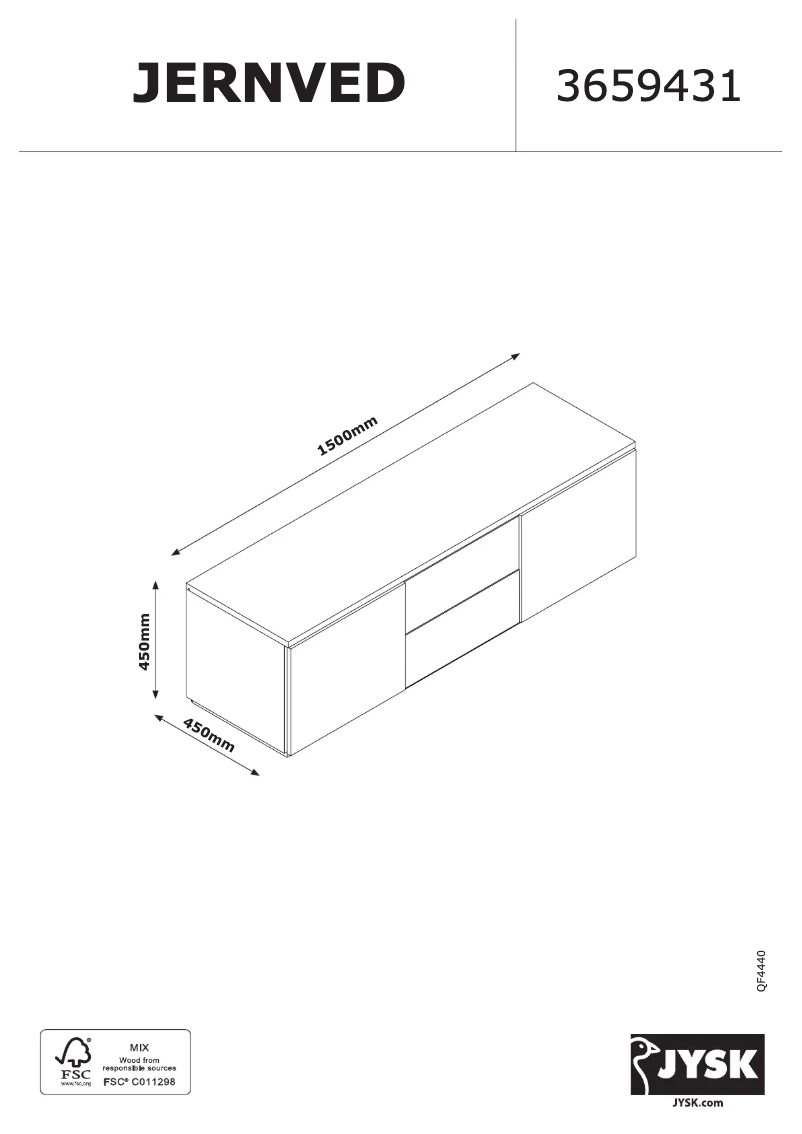 Page n°1 - Manuel utilisateur JYSK Jernved