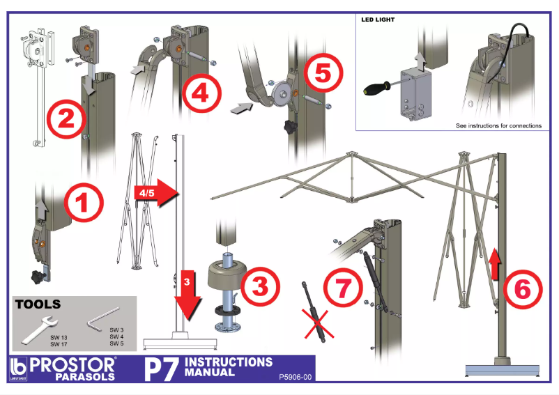 Page 1 de la notice Manuel utilisateur Prostor P7