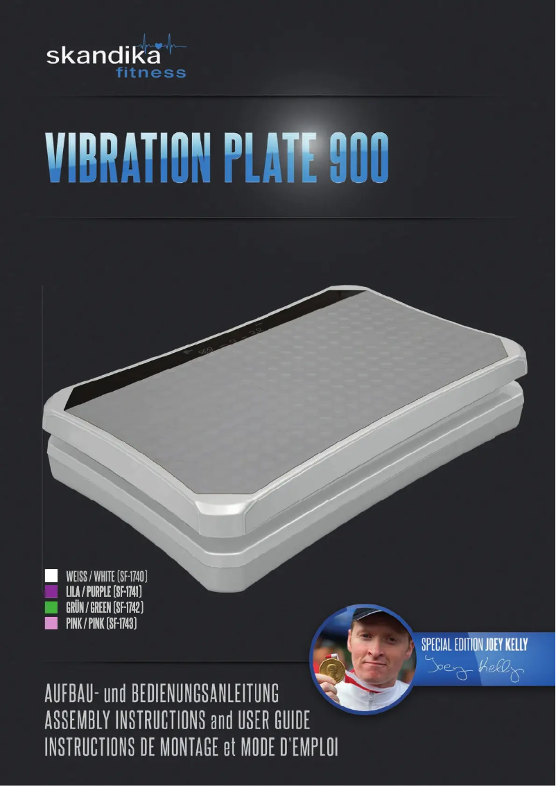Página 1 del manual Manual de usuario Skandika Vibration Plate 900