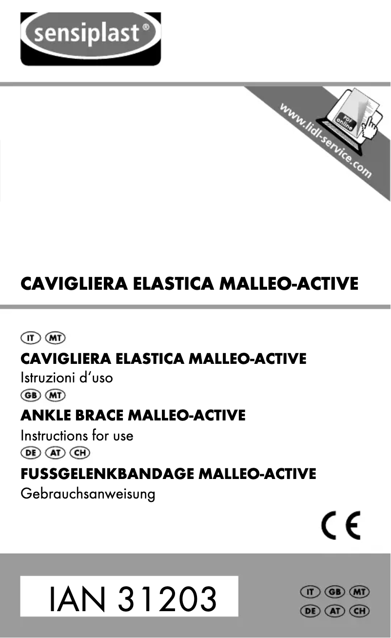 Image de la première page du manuel de l'appareil IAN 031203