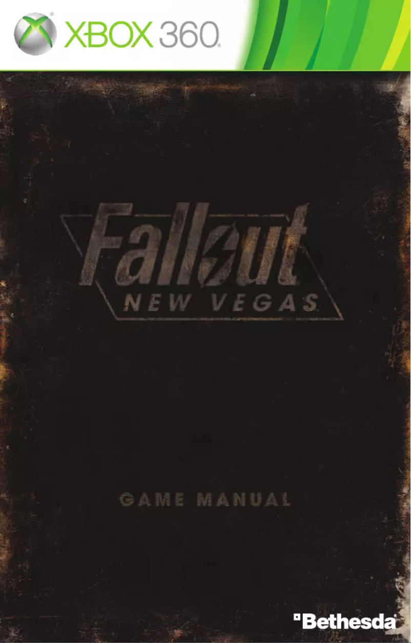 Page 1 de la notice Manuel utilisateur Bethesda Fallout: New Vegas Ultimate Edition (Xbox 360)