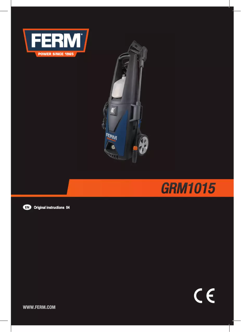 Image de la première page du manuel de l'appareil GRM1015