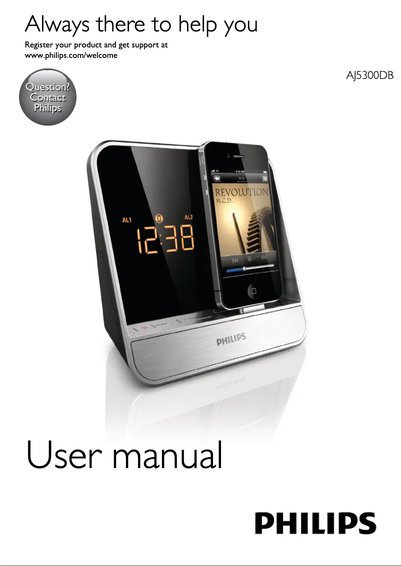 Image de la première page du manuel de l'appareil AJ5300DB