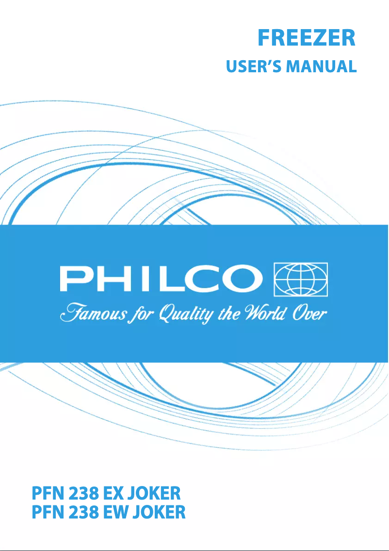 Page 1 de la notice Manuel utilisateur Philco PFN 238 EX JOKER
