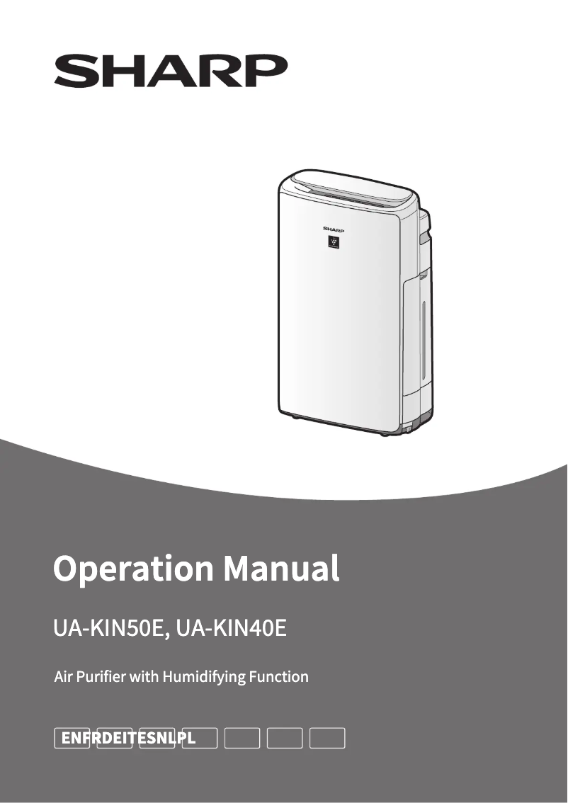 Page n°1 - Manuel utilisateur Sharp UA-KIN40E