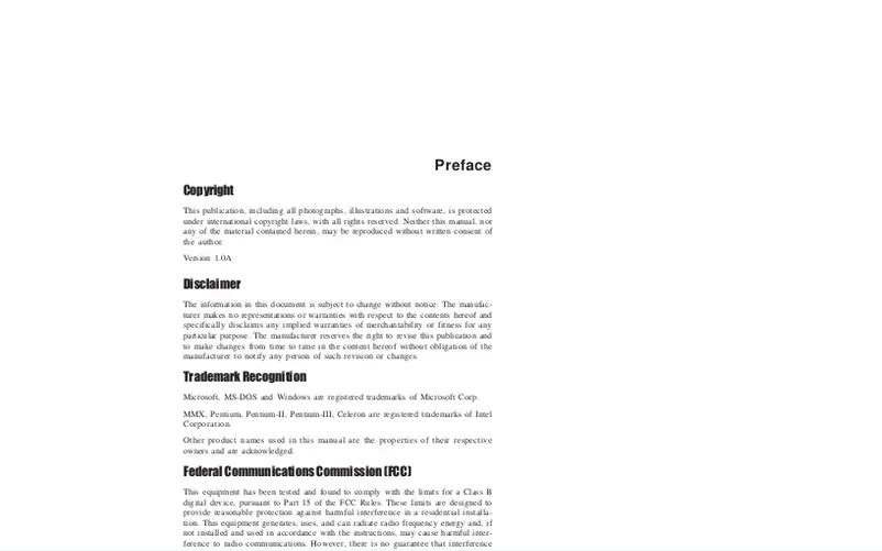 Page 1 de la notice Manuel utilisateur ECS P41T-A