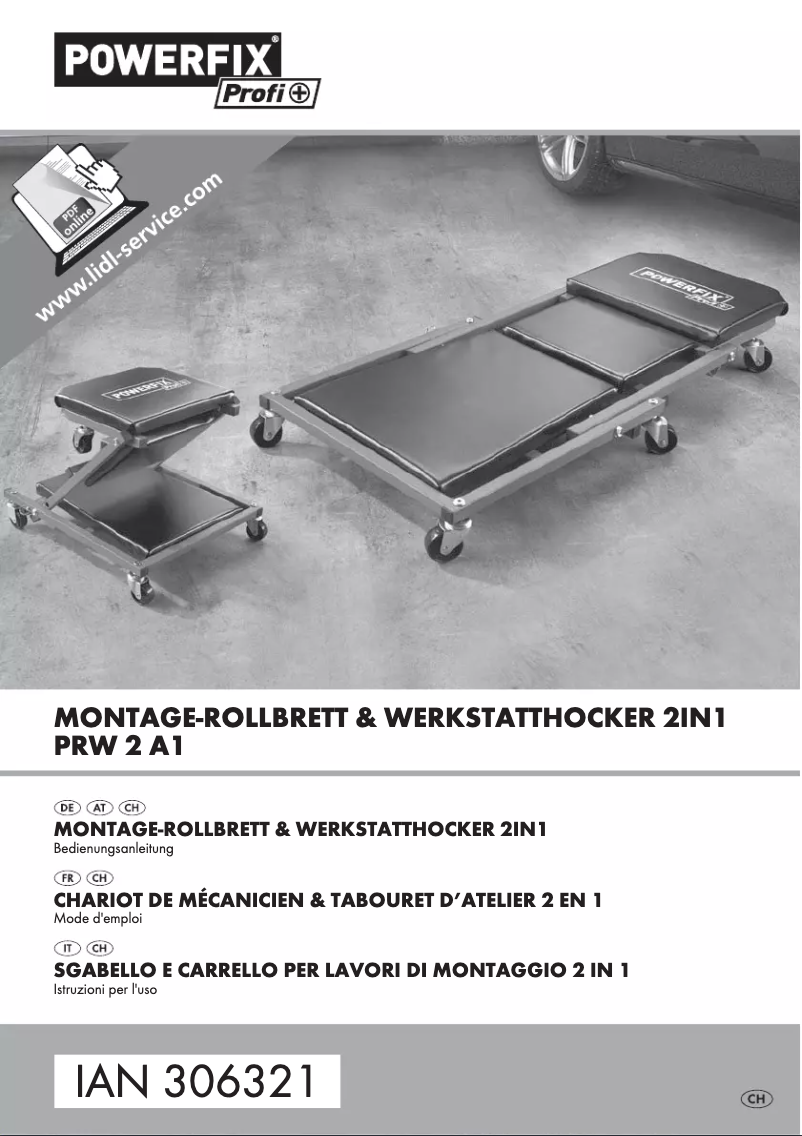 Page n°1 - Manuel utilisateur Powerfix PRW 2 A1