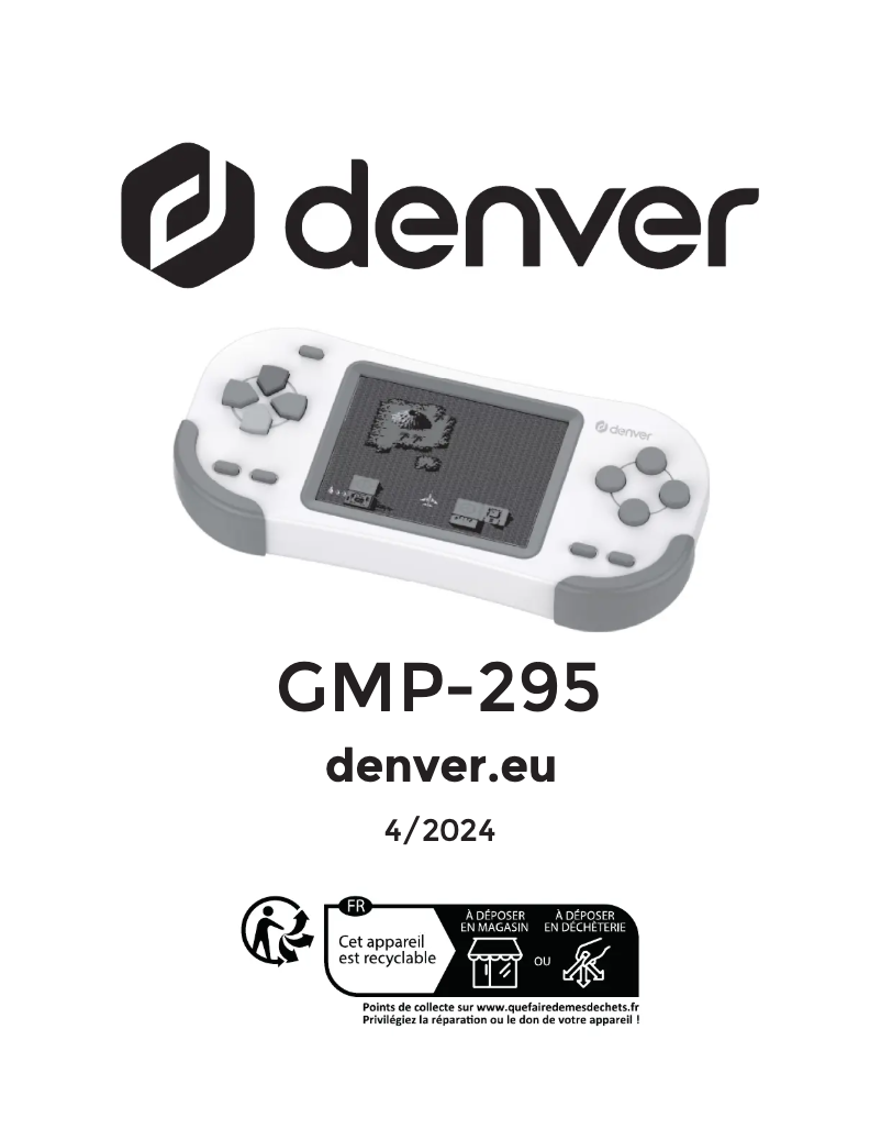 Image de la première page du manuel de l'appareil GMP-295