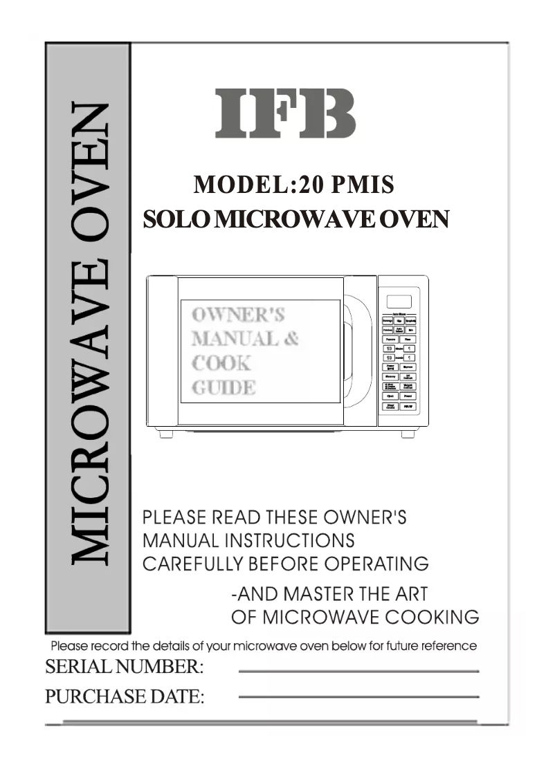 Page 1 de la notice Manuel utilisateur IFB 20PMIS