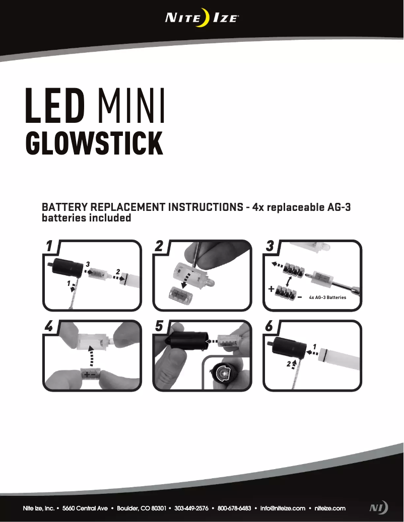 Page 1 de la notice Manuel utilisateur Nite Ize MGS-02-R6