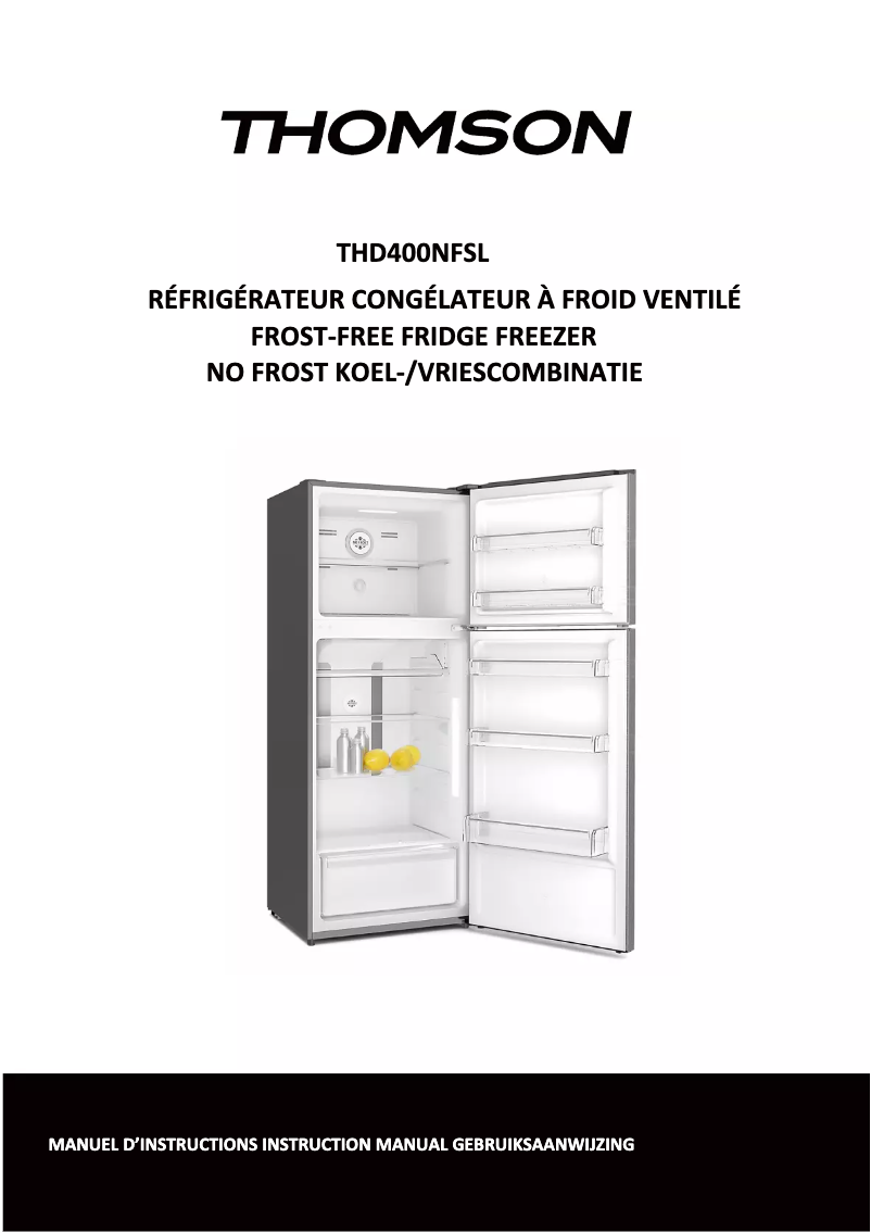 Page 1 de la notice Manuel utilisateur Thomson THD400NFSL