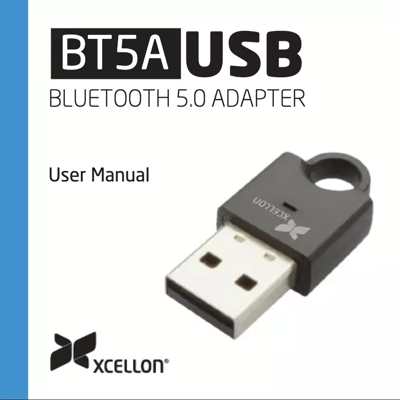 Page 1 de la notice Manuel utilisateur Xcellon BT5A