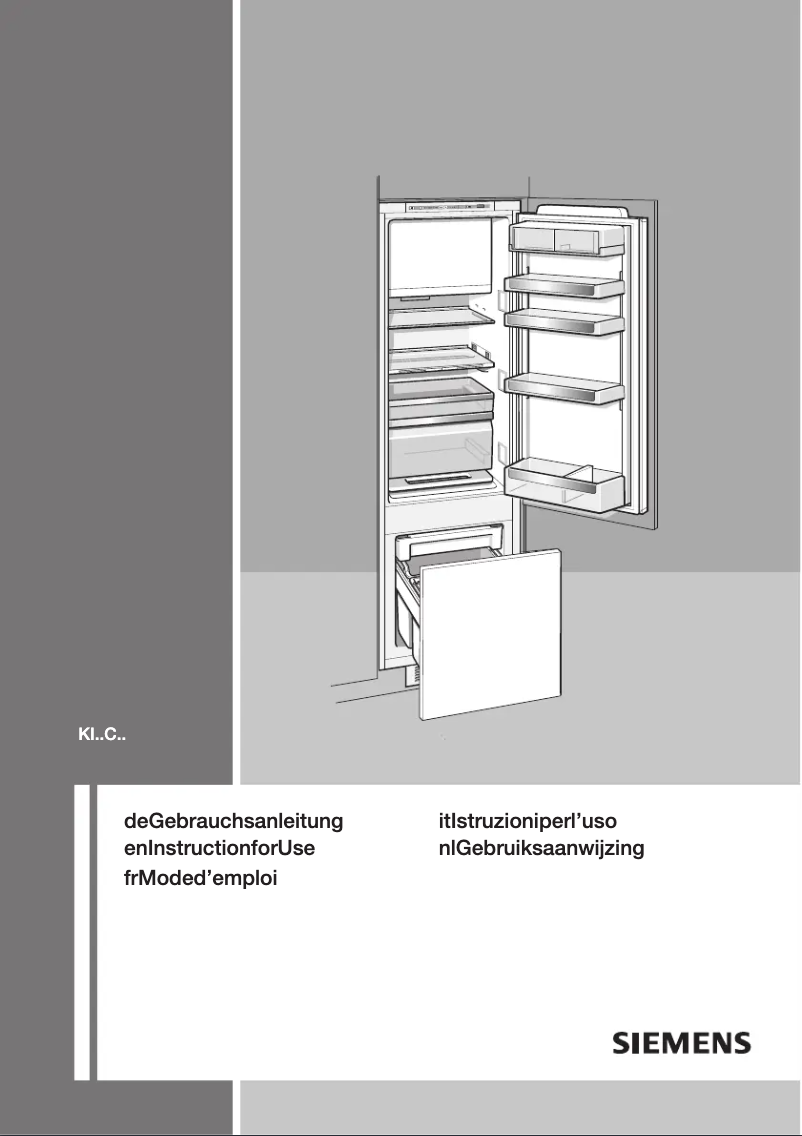 Page n°1 - Manuel utilisateur Siemens KI38CP60