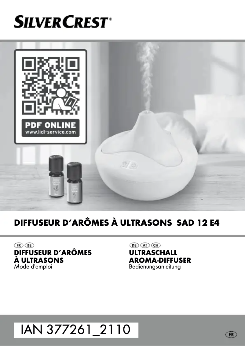 Page 1 de la notice Manuel utilisateur SilverCrest SAD 12 E4