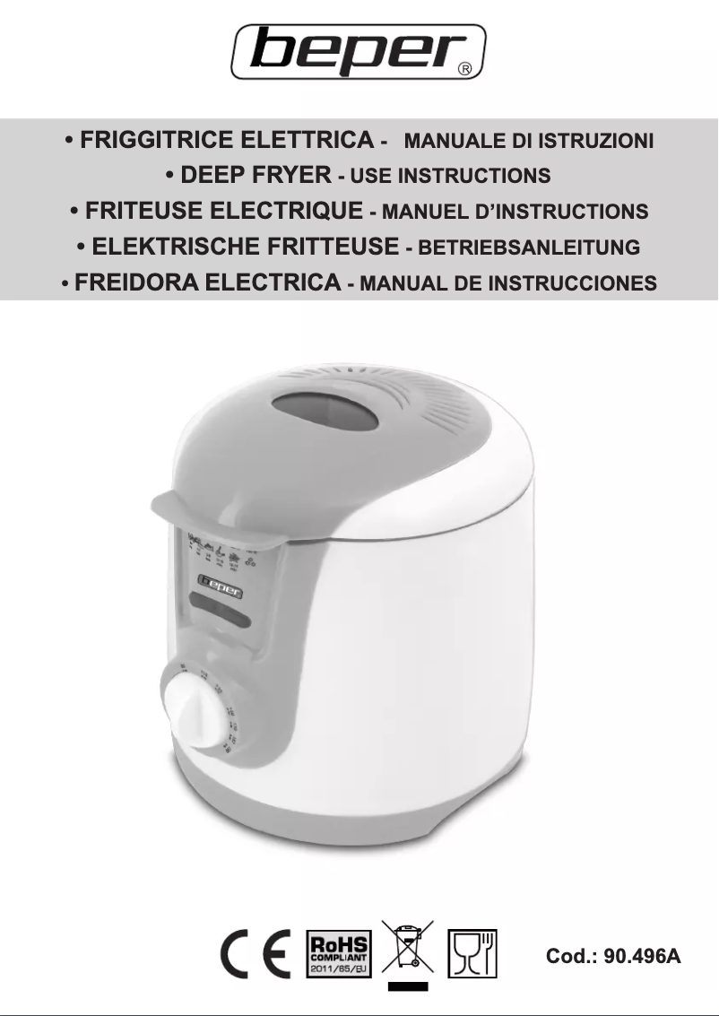 Image de la première page du manuel de l'appareil 90.496A