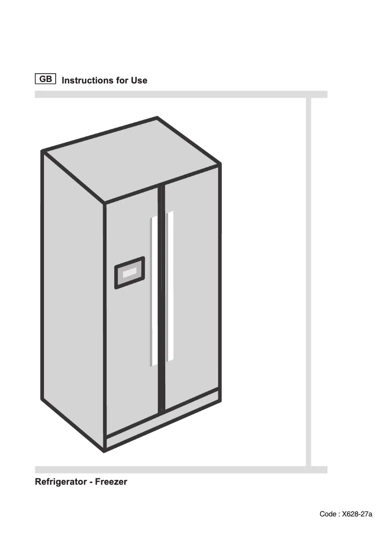 Page n°1 - Manuel utilisateur Gorenje NRS9181BX
